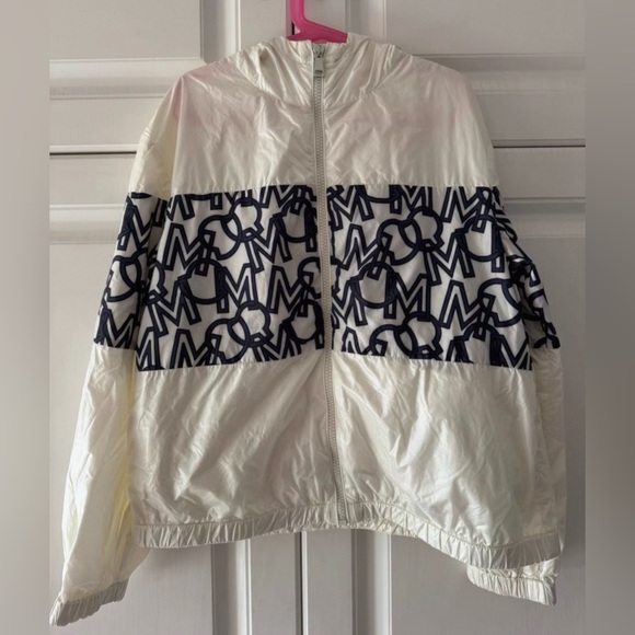 Moncler 100% authentic Kids Cream and Black coats jacket lightweight girl boy - Picture 3 of 9